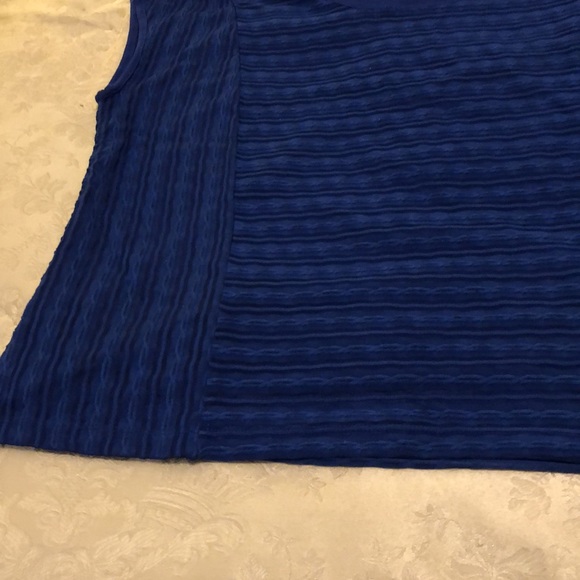 TANJAY PETITE LARGE COBALTBLUE SLEEVELESS FULLY LINED POLYESTER/SPANDEX #028 - Picture 7 of 10